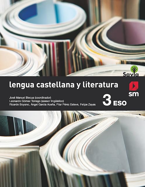 Portada de Lengua castellana y literatura. 3 ESO. Savia