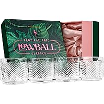 GLASSIQUE CADEAU Vintage Flamingo Belle Coupe Glasses For Cocktails And Champagne | Set Of 4 | 12 Oz Crystal Retro Style Stemmed Saucers For Elegant Bar Drinks | Tropical Glassware Collection - View #5
