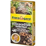 Floragard Schildkrötensubstrat 50l - natürliche Einstreu ohne Dünger - für Landschildkröten u. andere Reptilien - für Frühbee