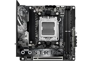 ASUS ROG Strix X870-I Gaming WiFi - Placa Base AMD Mini-ITX, 10+2+1 etapas de Potencia, DDR5, 2X M.2, PCIe 5.0 Compatible con GPU de última generación, WiFi 7, USB4, ROG Strix HIVE II