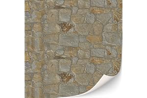 TEXTURKONTOR 3 Blatt selbstklebende Boden-Fliesen für Puppenhäuser Maßstab 1:12 (Terracotta Fliesen)