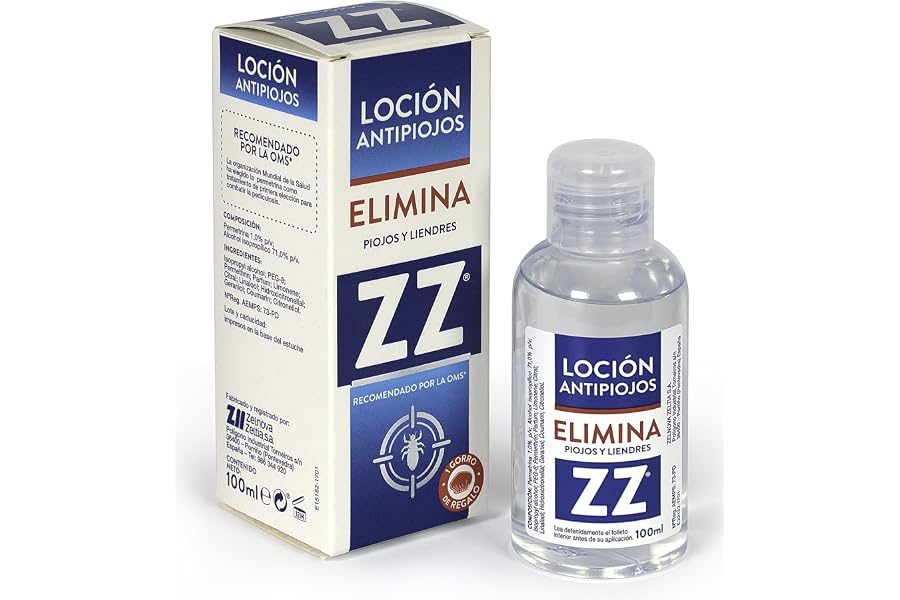 ZZ | Antipiojos | Loción Capilar para Eliminación de Piojos y Liendres | Con Permetrina | Tratamiento Integral | Niños a Part