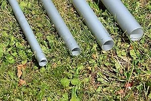 DEKOVALENZ Ancrage au Sol en Tube d'Aluminium pour Les Drapeaux de Bali avec Mâts Télescopiques, Longueur:25 mm x 995 mm