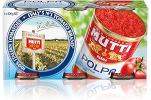 Mutti Finely Chopped Tomatoes, 400 g (Pack of 3)