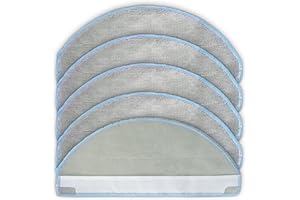 BRUVISH (5 piezas) Y0112 Almohadillas de repuesto compatibles con iRobot Roomba Combo Essential Robot Vacuum and Mop Y0140 Y0112 Y0110 Q011 Q0120, toallitas lavables reutilizables, almohadillas de fregona
