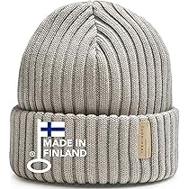 NYTTED® Merino muts van 100% merinowol voor dames en heren - knuffelzacht en warm - Merino beanie/wintermuts/wollen muts/gebreide muts (taupe