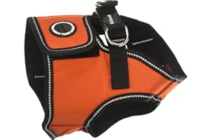 Puppia PLRA-HB9323 Geschirr Trek Harness B, M, orange