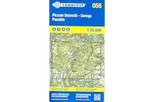 Piccole Dolomiti. Carega. Pasubio. Carta topografica in scala 1:25.000. Ediz. multilingue: 056