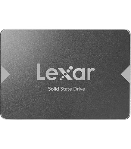 Lexar 128GB NS100 SSD 2.5” SATA III Internal Solid State Drive, Up