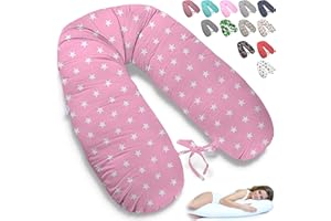 ‎EKM TRADE 170cm XXL Stillkissen Schwangerschaftskissen Lagerungskissen Seitenschläferkissen große Farbwahl Handmade 100% Zertifizierte Baumwolle Geräuschlos ekmTRADE (20)