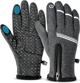 Touchscreen Handschuhe Winter | Winddicht & Warm | Mit Rutschfester Handfläche | Für Radfahren & Outdoor