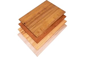 LAMO Manufaktur piano in legno per scrivania, tavolo da pranzo, tavolino da caffč, tavolo da cucina, 120x80 cm, Frassino Naturale, LHG-01-A-002-120