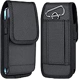 ykooe Handy Gürteltasche Vertikal Handytasche mit Gütelclip für iPhone Samsung Xiaomi Smartphone (XL)