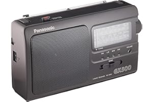 ‎PANASONIC Panasonic RF-3500E9-K Przenośne Radio Analogowe, Czarny
