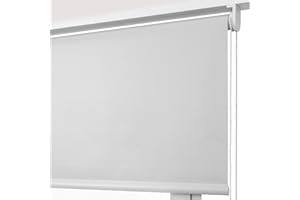 EB ESTORES BARATOS Estor Eclipse/Opaco Y TÉRMICO para Interior/Exterior/Elija su Medida aproximada de Ancho X Alto y contactaremos para un Ajuste Color: Perla. Medidas: 105cm x 140cm