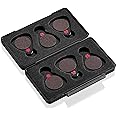TIK PIK 6-Pack Guitar Picks for Acoustic & Bass Guitars | As Seen On Shark Tank | Black Medium Gauge 0.71mm