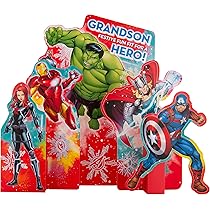 Marpimar Biglietto auguri Compleanno (11,8x16,8cm) (1pz) MARVEL AVENGERS TB16