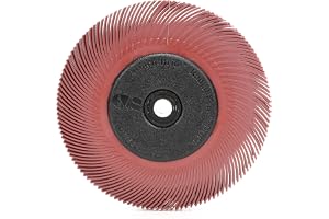 Scotch-Brite(TM) radiell borstborste, aluminiumoxid, 6 000 varv/min, 6 diameter x 7/16 bredd, 200 (paket med 1)