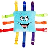 Bruce Shark Stuffed Animal - Montessori Learning Toy With Buckles & Zippers - View #11