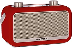 Nordmende Transita 30 - przenośne radio cyfrowe (DAB+/FM, strumieniowanie dźwięku Bluetooth, budzik, zegar, zapis ulubionych, wyświetlacz LCD, gniazdo słuchawkowe, 2 x 3 watowe głośniki stereo)