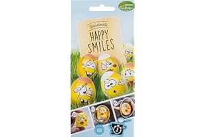 Heitmann Eierfarben- Dibujos Animados Precinto, Color Amarillo, 17 x 8 x 0,1 cm (Brauns-Heitmann GmbH & Co. KG 1018960)