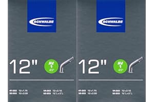Schwalbe AV 1 Tube 12 Inch 203 Car Angle Valve 45 Degree Pushchair Wheel Pack of 2