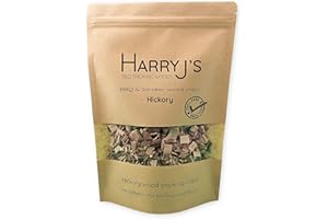 HARRY J'S Hickory BBQ Smoker Wood Chips Single Bag 1.5 litre