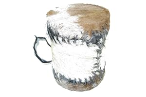 TFTC African Bongo Djembe Tom Tom Drum handmade Festival Drum Fair Trade Kenya Small and Medium Drums Zebra and Giraffe Designs Great Sound Childrens Drum (Medium - natural)