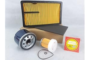 MOTOR FUN SPORTS Filter - Set kompatibel mit Kubota Aixam mit Motor Kubota Z402 Ölfilter, Luftfilter, Kraftstofffilter