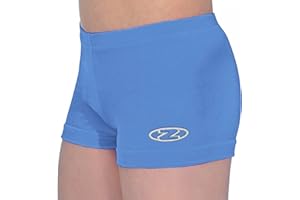 THE ZONE Smooth Velour Hipster Gymnastics Dance Shorts Z2000 (Royal, 30 (9-10 years))