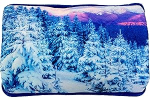 VITBEL Borsa Acqua Calda Elettrica 500W con Morbida Fodera in Peluche, Temperatura Massima 75°C, Ideale come Scaldamani e Scaldapiedi, per Alleviare Dolori Muscolari, Dorsali e Mestruali (Blu Royal)