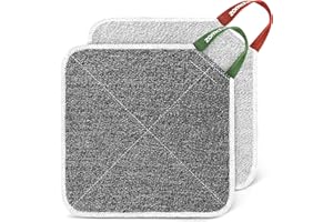 ZOMCHI 2 Count Wash Cloths, Exfoliating Washcloth with Dual Texture for Face and Body, Exfoliating Wash Cloth for Showering (Deep and Gentle)