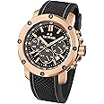 TW Steel Grandeur Tech Men's 48mm Chronograph Quartz Watch with Silicone Strap