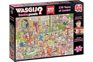Jumbo Wasgij Destiny | 170 Year Special Edition 1000 Piece Jigsaw Puzzle For Adults | Can You Puzzle Backwards | 68 x 49cm Display