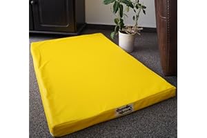 HUNDEBETTENMANUFAKTUR Matelas orthopédique pour chien - Hypoallergénique - Similicuir - Fibre de coco - Plusieurs tailles et couleurs