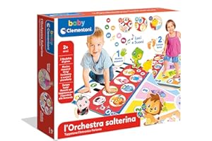 Clementoni- L'Orchestra Salterina Tapis Musical pour Enfant Playmat 2 Ans +, 17434