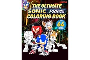 The Ultimate Sonic Prime Coloring Book