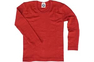 Cosilana, Kinder Unterhemd Langarm, 70% Wolle (kbT), 30% Seide