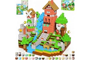 ToyUnited 300 Pièces de Construction Magnétique Enfant - Aventure Fluviale Magique avec Animaux et Trésor | Jeu Éducatif de Cube Magnétique sans Écran Jouet pour Enfants de 4 5 6