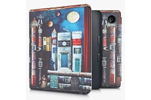 kwmobile Custodia eReader Compatibile con Kobo Libra 2 Cover - eBook Reader Flip Case - multicolore - Città di Libri