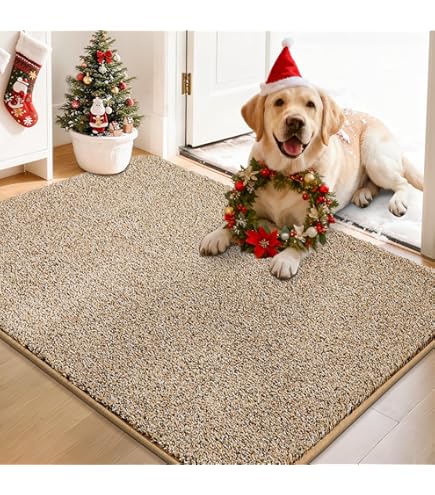 COSY HOMEER Deurmat voor binnen, antislip, wasbaar, machinewasbaar