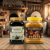 Bozkır tahin Merkezi Yerli Altın susam tahini 935 Gr &amp; K&ouml;y &Uuml;z&uuml;m Pekmezi 950 Gr (doğal&amp; katkısız)
