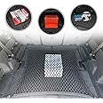 Floor Style Trunk Mesh Cargo Net for Audi Q7 Premium Premium Plus Prestige 2017-2023- Premium Trunk Organizer and Storage - Luggage Net for SUV