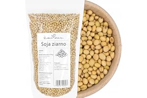 Graines de Soja Naturelles – Source de Protéines Végétales, Idéal pour Cuisine Végane, Germination, Plats Asiatiques et Préparations Maison 1 Kilogramme | KUCHNIA ZDROWIA