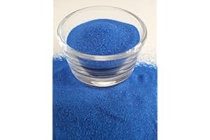 Deko-JunKies Sabbia decorativa per bricolage, sabbia di quarzo fine (blu)