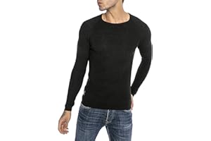 Redbridge Maglione da Uomo Felpa Lavorata a Maglia Pullover Slim Fit