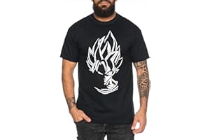 WhyKiki Super Son Goku Maglietta da Uomo Dragon Master Ball Vegeta Turtle Roshi Db