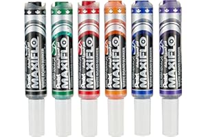 Pentel Maxiflo WB Marker Chl Wlt=6Pc