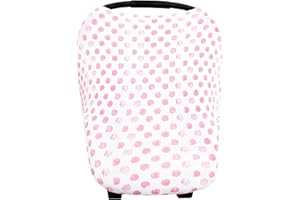 Copper Pearl Baby Car Seat Cover Canopy and Nursing Cover Multi-Use Stretchy 5 in 1 Gift "Claire"