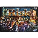 Hasbro Gaming Risk: The Lord of The Rings Trilogy Edition Strategy Family Board Games, Ages 10 and Up, for 2-4 Players (Amazo